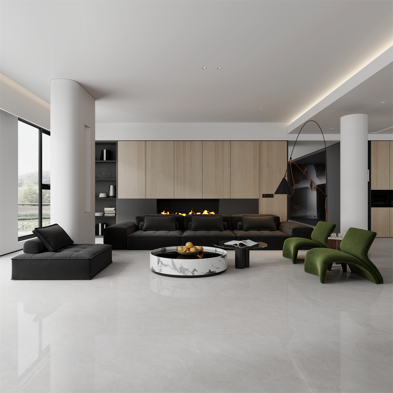 OFTL80111維也納灰(任意連紋)